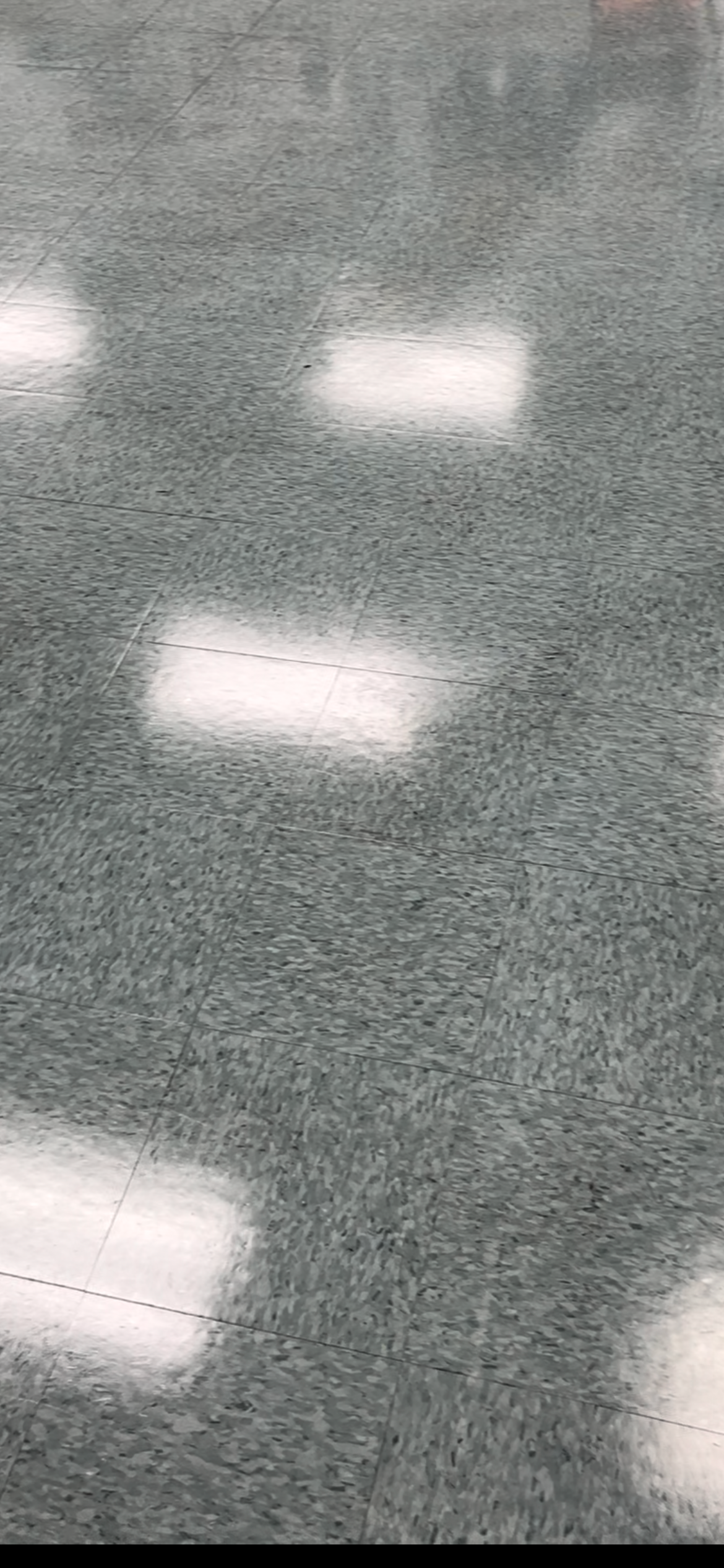 Commercial floor before restoration